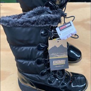 Khombu womens size 5m waterproof thermal winter boots